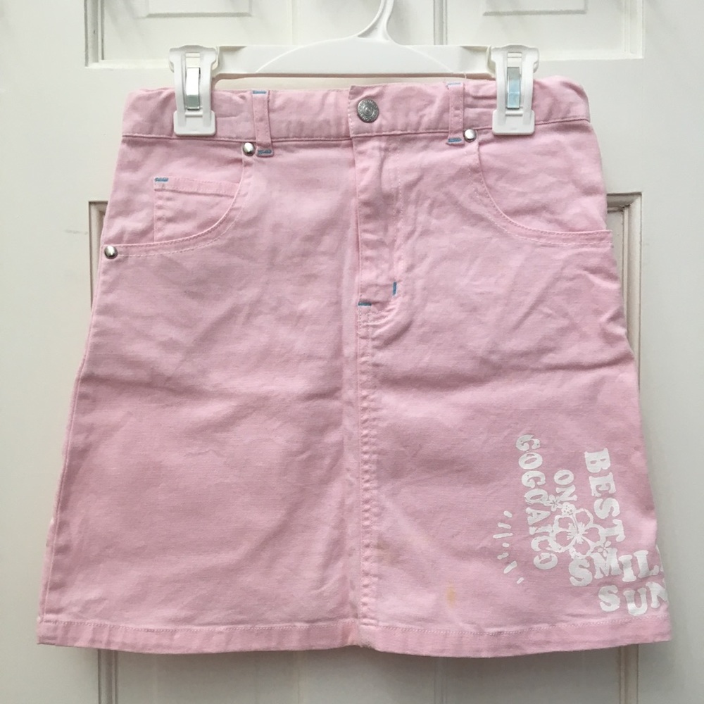 PINK A-LINE SKIRT